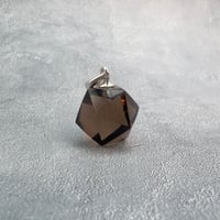【ガウリシャンカール産】天然ヒマラヤ水晶"手磨き加工"イコサヘドロン"ペンダントトップ①/GauriShankar Himalayan Quartz "Icosahedron"Pendant Top