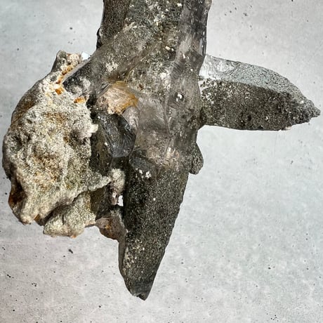 【ガネッシュヒマール産】クローライト イン天然ヒマラヤ水晶/Ganesh Himal Chlorite in Himalayan Quartz