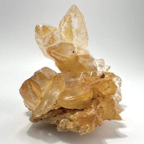 【ガネッシュヒマール産】リモナイトイン天然ヒマラヤ水晶 クラスター⑩/Ganesh Himal Limonite in Himalayan Quartz Cluster