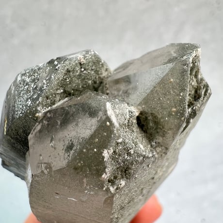 【ガネッシュヒマール産】クローライトイン天然ヒマラヤ水晶/Ganesh Himal Chlorite in Himalayan Quartz