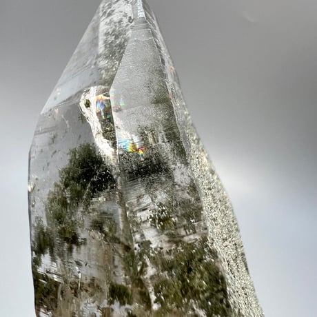 【ガネッシュヒマール産】クローライトイン天然ヒマラヤ水晶/Ganesh Himal Chlorite in Himalayan Quartz