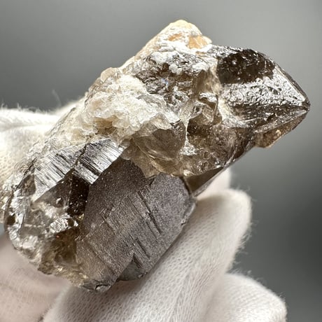 ガウリシャンカール産天然ヒマラヤスモーキークォーツミニクラスター/GauriShankar Himalayan Smoky Quartz