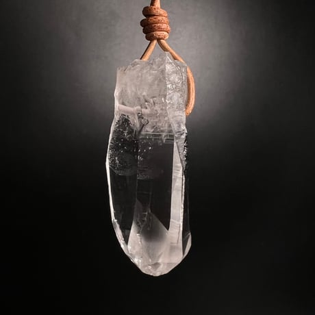 【アンナプルナ産】天然ヒマラヤ水晶ペンダント⑥/Annapurna Himalayan Quartz Pendant