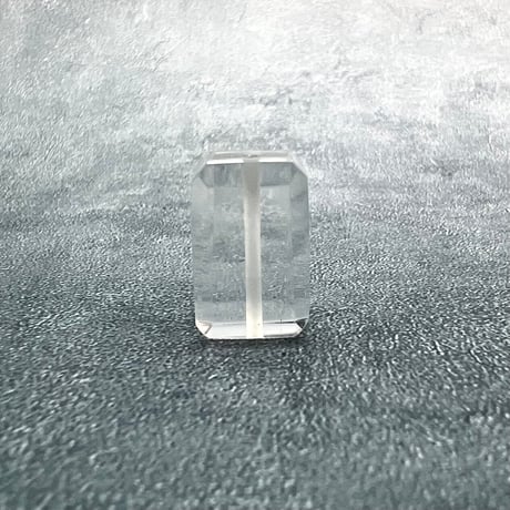【ガネッシュヒマール産】天然ヒマラヤ水晶"手磨き加工"スクエアビーズ④/Ganesh Himal  Himalayan Quartz Square Beads
