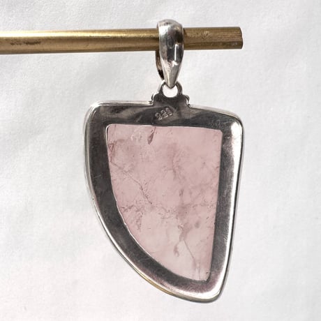 マダガスカル産ローズクォーツペンダントトップ5️⃣ (シルバー925)/Rosequartz Pendant Top