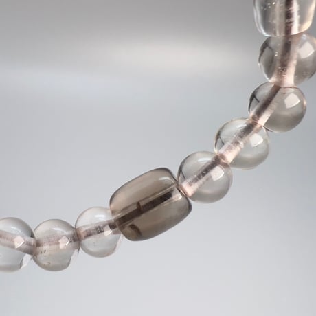 【ガウリシャンカール産】天然ヒマラヤスモーキークォーツ デザインブレスレット/Gaurishankar SmokyQuartz Design Bracelet