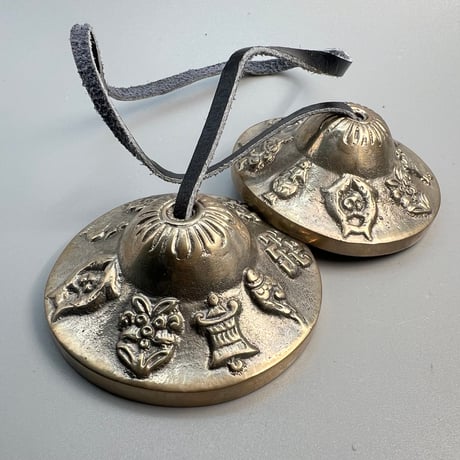 【074】高品質ティンシャ／アスタマンガルＬサイズ・専用ケース付⌘送料無料 074】高品質ティンシャ／アスタマンガルLサイズ・専用ケース付