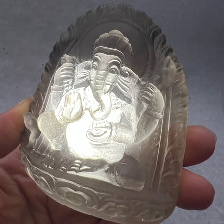 【ガウリシャンカール産】天然ヒマラヤスモーキークォーツ "ガネーシャ"/Gaurishankar HimalayanSmoky "Ganesha"