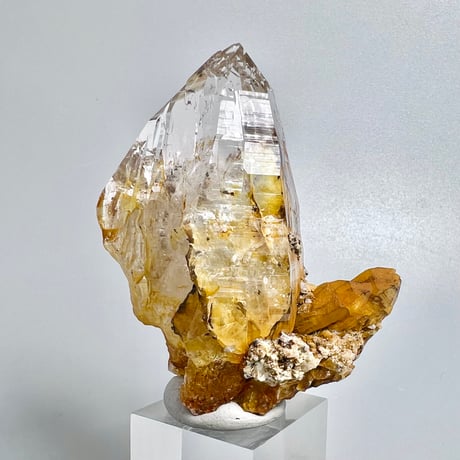 【ガネッシュヒマール産】リモナイトイン天然ヒマラヤ水晶/Ganesh Himal Limonite in Himalayan Quartz