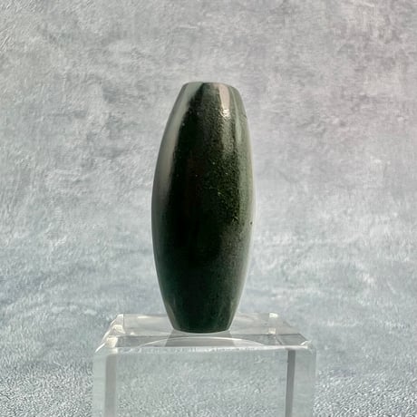 【ガネッシュヒマール産】クローライトイン天然ヒマラヤ水晶 樽型ビーズ⑩/Ganesh Himal Chlorite in Himalayan Quartz barrel beads