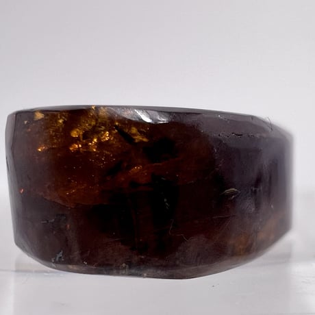 ネパール産ドラバイトトルマリン"手磨き加工"ルース①/Nepal Dravite Tourmaline loose