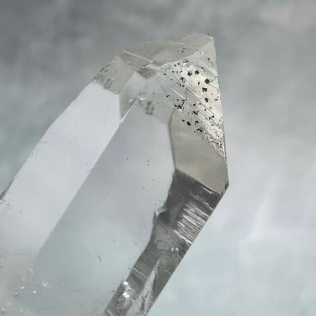 【ガネッシュヒマール産】天然ヒマラヤ水晶ペンダント(ポリッシュ面あり) GaneshHimal Natural Himalayan Quartz Pendant
