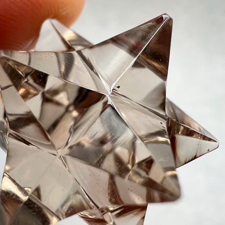 【ガウリシャンカール産】天然ヒマラヤスモーキークォーツ アステロイド⑥/Gaurishankar HimalayanSmoky Quartz "Asteroid"Super Markaba Star