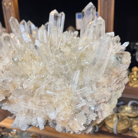 【マカルー産】天然ヒマラヤ水晶クラスター①/Makalu Himalayan Quartz Cluster
