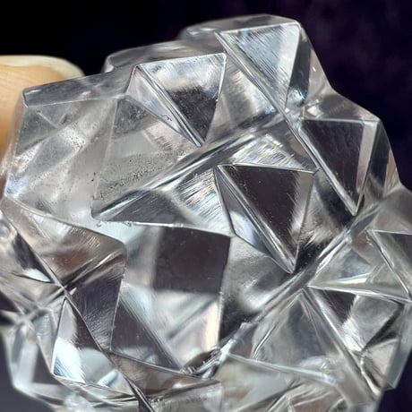 【マニハール産】 天然ヒマラヤ水晶"ピラミッドキューブ"③/Manihar Himalayan Quartz "Pyramid Cube"