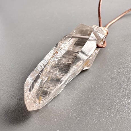 【ガネッシュヒマール産】 天然ヒマラヤ水晶ペンダント GaneshHimal Natural Pendant
