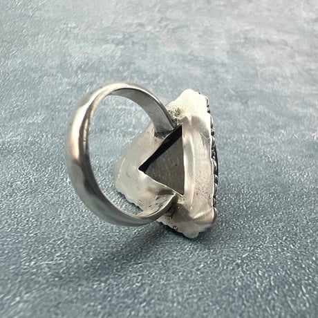 【ガウリシャンカール産】天然ヒマラヤスモーキークォーツ シルバー925デザインリング/GauriShankar Smoky Quartz Silver925 Design Ring