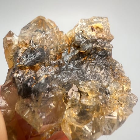 ハイクオリティ【ガネッシュヒマール産】リモナイトイン天然ヒマラヤ水晶/Ganesh Himal Limonite in Himalayan Quartz