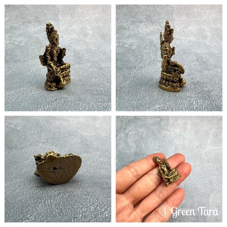 ミニ仏像【B】Mini Statue"GreenTara/Laxmi/Durga/Sarasvati"