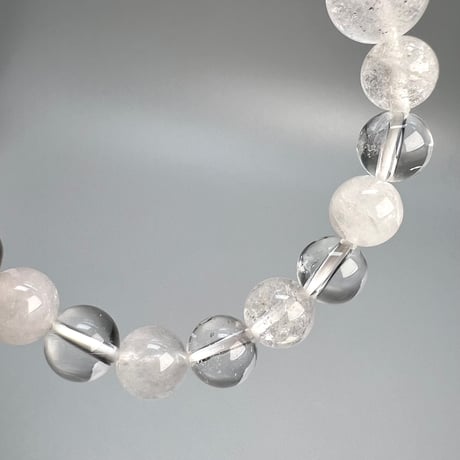 【デザインブレスレット】天然ヒマラヤ水晶デザインブレスレット/Himalayan Quartz Design Bracelet