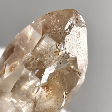 【ガネッシュヒマール産】リモナイトイン天然ヒマラヤ水晶ミニポイント"II"/Ganesh Himal Limonite in Himalayan Quartz Mini Point