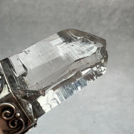 【ガネッシュヒマール産】天然ヒマラヤ水晶 シルバー925ペンダントトップ/Ganesh Himal Himalayan Quartz S/V925 Pendant Top