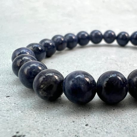 【天然サファイア】ブレスレット(約6.8mm/内径14cm)①/Sapphire Bracelet
