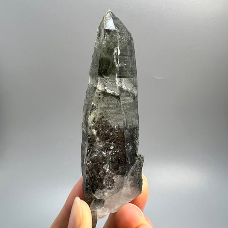 【ガネッシュヒマール産】クローライトイン天然ヒマラヤ水晶/Ganesh Himal Chlorite in Himalayan Quartz