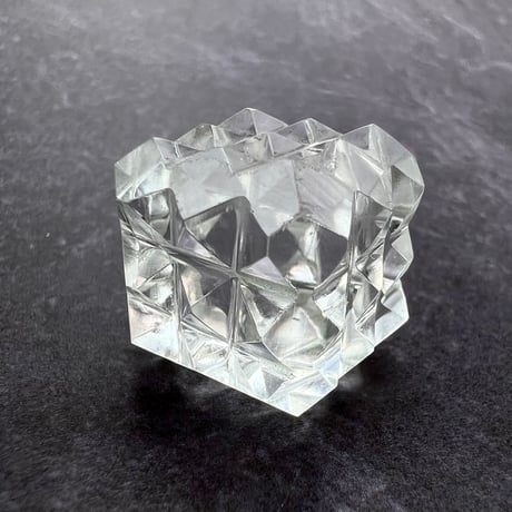 【マニハール産】 天然ヒマラヤ水晶"ピラミッドキューブ"⑥/Manihar Himalayan Quartz "Pyramid Cube"