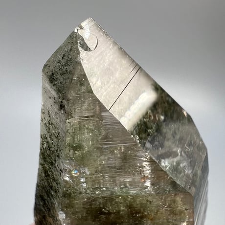 【ガネッシュヒマール産】クローライトイン天然ヒマラヤ水晶/Ganesh Himal Chlorite in Himalayan Quartz