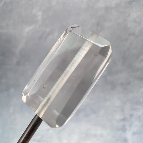 【ガウリシャンカール産】天然ヒマラヤスモーキークォーツ"手磨き加工"スクエアビーズ①/Gaurishankar Himalayan Smoky Quartz Square Beads