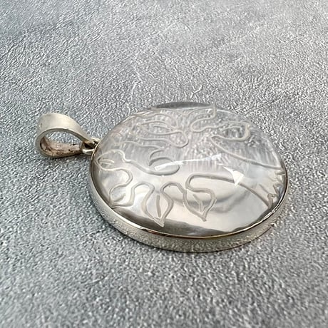【ガネッシュヒマール産】天然ヒマラヤ水晶"ツリーオブライフ"S/Vペンダントトップ②/Ganesh Himal "Tree of Life"S/V Pendant Top