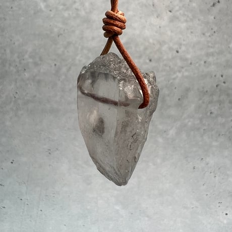 【カイラス産】天然ヒマラヤ水晶ペンダントトップ①/Kailash Himalayan Quartz Pendant Top