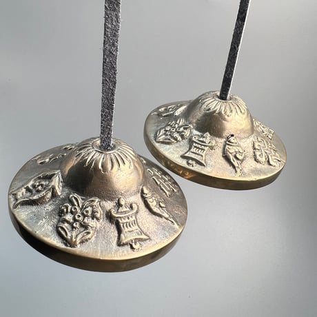 【ティンシャ】アスタマンガル(約6cm)/Tingsha Ashtamangala🇳🇵made in Nepal