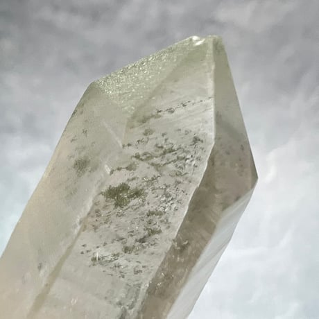 【マナスル産】クローライトイン天然ヒマラヤ水晶/Manaslu Chlorite in Himalayan Quartz