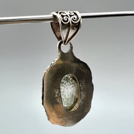 【ガネッシュヒマール産】クローライトイン天然ヒマラヤ水晶×シルバー925ペンダントトップ/Ganesh Himal Himalayan Quartz×Silver925Pendanttop