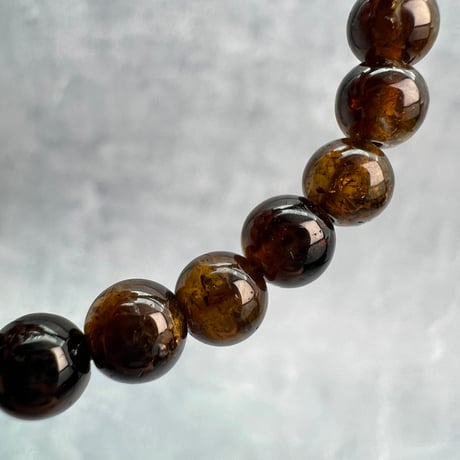 ネパール産🇳🇵ヒマラヤドラバイトトルマリン ブレスレット5.8mm内径15Nepal Himalayan dravite tourmaline Bracelet