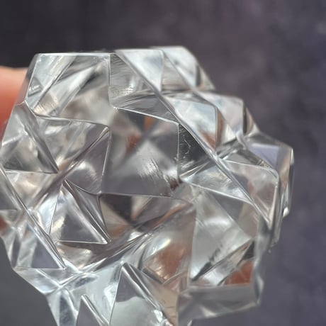 ②/Manihar Himalayan Quartz "Pyramid Cube"