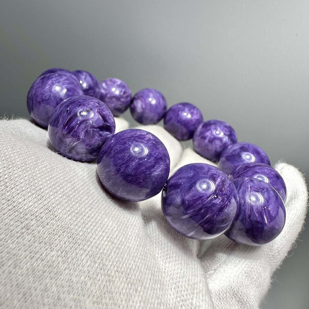 チャロアイトブレスレット(16mm)/Charoite Bracelet | RUNTA