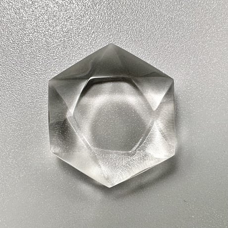 【ガネッシュヒマール産】天然ヒマラヤ水晶"ヘキサゴン六芒星"ルース⑭/Ganesh Himal Himalayan Quartz Hexagon×Hexagram Loose