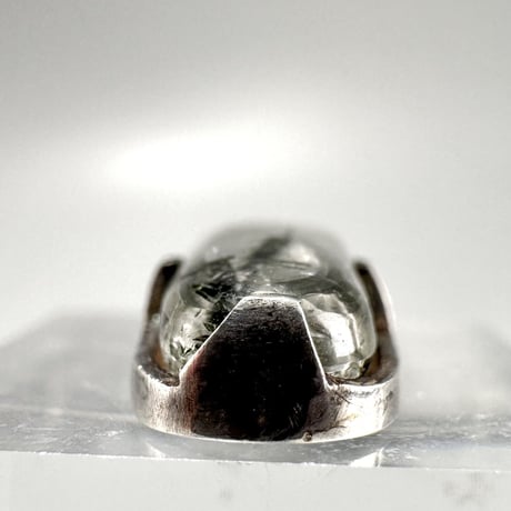 【ガネッシュヒマール産】アクチノライトイン天然ヒマラヤ水晶 シルバー925ペンダントトップ/ Ganesh Himal Actinolite in Himalayan Quartz