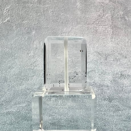 【ガネッシュヒマール産】天然ヒマラヤ水晶"手磨き加工"スクエアビーズ①/Ganesh Himal  Himalayan Quartz Square Beads