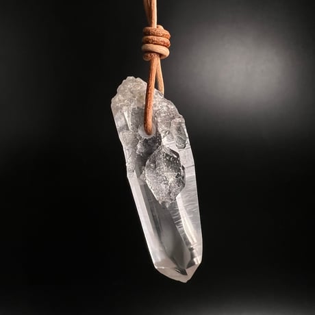 【アンナプルナ産】天然ヒマラヤ水晶ペンダント④/Annapurna Himalayan Quartz Pendant