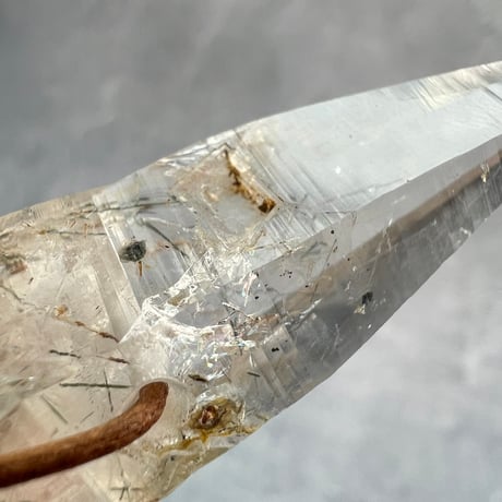 【ガネッシュヒマール産】天然ヒマラヤ水晶ペンダント⑥/GaneshHimal Natural Himalayan Quartz Pendant
