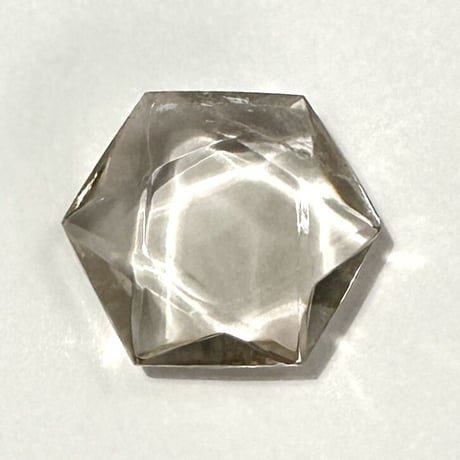 ガウリシャンカール産ヒマラヤスモーキークォーツ"ヘキサゴン六芒星" ルース3️⃣/Gaurishankar Himalayan Smoky Quartz