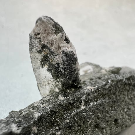 【ガネッシュヒマール産】クローライトイン天然ヒマラヤ水晶ポイント/Ganesh Himal Chlorite in Himalayan Quartz Point