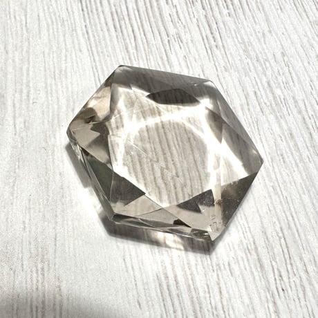 ガウリシャンカール産ヒマラヤスモーキークォーツ"ヘキサゴン六芒星" ルース4️⃣/Gaurishankar Himalayan Smoky Quartz