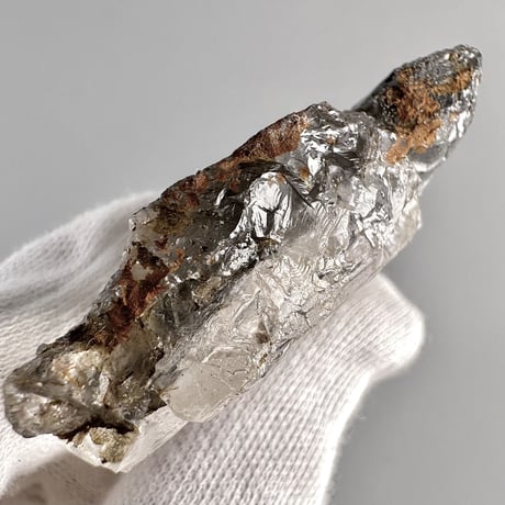 【ガネッシュヒマール産】マイカイン天然ヒマラヤ水晶 ミニポイント/Ganesh Himal Limonite in Himalayan Quartz Mini Point