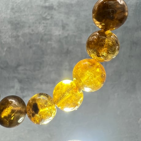 ネパール産🇳🇵ハニートルマリンブレスレット10mm内径15/Nepal Honey Tourmaline Bracelet