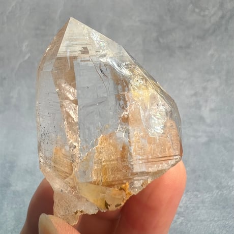 【ガネッシュヒマール産】リモナイトイン天然ヒマラヤ水晶/Ganesh Himal Limonite in Himalayan Quartz